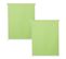 Lot De 2 Stores à Enroulement Hwc-d52 100x160cm Protection Solaire Opaque Vert Clair