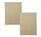 Lot De 2 Stores à Enroulement Hwc-d52 100x160cm Protection Solaire Opaque Beige