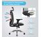 Sihoo Chaise De Bureau Ergonomique Charge Max. 150kg Gris/noir