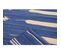 Tapis De Salon Patio En Coton - Bleu - 160x230 Cm