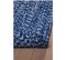 Tapis Juty En Jute - Bleu - 120x120 Cm