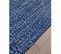 Tapis Juty En Jute - Bleu - 120x120 Cm