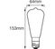 Ampoule Smar+ Bluetooth fil Or Edison 60 W E27 Puissance Variable