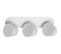 Spot LED Applique Triple - 3 X 7w - Ip44 - Blanc - Chaud/froid