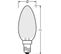 Ampoule LED Flamme Verre Dépoli Variable - 6,5w Équivalent 60w E14 - Blanc Chaud