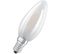 Ampoule LED Flamme Verre Dépoli Variable - 6,5w Équivalent 60w E14 - Blanc Chaud