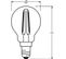 Ampoule LED Sphérique Clair Filament - 2,5w Équivalent 25w E14 - Blanc Chaud