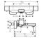 Mitigeur Bain Douche Thermostatique Hansgrohe Ecostat E Chromé