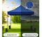 Tonnelle 3x3m Pliante Imperméable Anti-uv Tente Pop-up Portable Avec Sac De Transport Et Sable Bleu