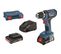 Perceuse Visseuse Bosch - Gsr 18-2-li (2 Batteries De 2,0 Ah, Chargeur Gal 18 V-20, L-case)