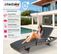 Bain De Soleil Oceane 5 Positions Cadre En Aluminium - Gris