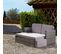 Salon De Jardin Corfou Modulable - Gris