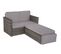 Salon De Jardin Corfou Modulable - Gris