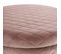 Pouf Coffre De Rangement Aspect Velours Coco Matelassé - Rose