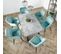 4 Chaises Marilyn Design En Velours Style Scandinave - Vert Foncé/noir