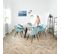 4 Chaises Marilyn Design En Velours Style Scandinave - Vert Foncé/noir