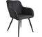 4 Chaises Marilyn Aspect Lin Noir - Noir