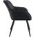 4 Chaises Marilyn Aspect Lin Noir - Noir