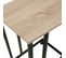 Table D’appoint Luton 48x35x70cm - Bois Clair Industriel, Chêne Sonoma
