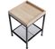 Table D’appoint Rochester 41,5x41x56cm - Bois Clair Industriel, Chêne Sonoma