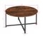 Table Basse Aberdeen 88,5x47cm - Bois Foncé Industriel, Rustique