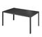 Table De Jardin Bianca 150 X 90 Cm Pieds Réglables En Hauteur - Noir/noir