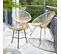 Ensemble Table Et Chaises De Jardin Santana - Beige