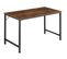 Table De Bureau Jenkins - Bois Foncé Industriel, Rustique