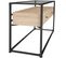 Table Console Reading 101,5x41,5x80,5cm - Bois Clair Industriel, Chêne Sonoma