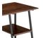 Table De Bureau Paisley 120x50x73,5cm - Bois Foncé Industriel, Rustique