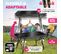 Table De Camping Tina En Aluminium, Pliable Et Réglable En Hauteur - Noir