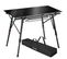 Table De Camping Tina En Aluminium, Pliable Et Réglable En Hauteur - Noir