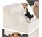 Escalier Pour Animaux Domestiques Paw Path Avec Housse En Peluche 37 X 45 X 34,5 Cm - Sable