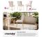 Lot de 6 Chaises Rembourrées Tessa - Velours Beige/doré