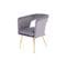 Chaise Design "jolene" 77cm Gris