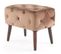 Tabouret En Velours "piano" 60cm Marron