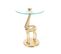 Table D'appoint Design "animality Girafe" 58cm Or