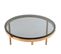 Table D'appoint Design "wynona" 42cm Gris et Or Rose