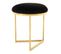 Tabouret Design "wynona" 49cm Noir et Or