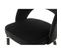 Lot De 2 Chaises En Velours "courtney" 83cm Noir et Argent