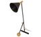 Lampe à Poser Industriel "celeste" 76cm Noir et Or