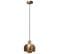 Lampe Suspension Design "industriel" 22cm Cuivre