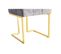 Tabouret Design En Velours "rare" 48cm Gris