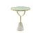 Table D'appoint Design "rocio" 54cm Blanc et Or