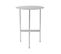 Table D'appoint Ronde Design "pema" 54cm Argent