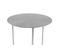 Table D'appoint Ronde Design "pema" 54cm Argent