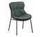 Chaise Design "brady" 84cm Vert et Gris Foncé