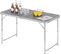 Table De Camping Pliante.table De Jardin.table De Travail.réglable En Hauteur En Aluminium Mdf.gris