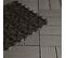 Lot De 11 De Dalle De Terrasses En Composite Bois-plastique.1 M². 30x30 Cm. Anthracite