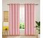 1 Pc Rideau Occultant En Velours Avec Oeillets Rose.140x225cm